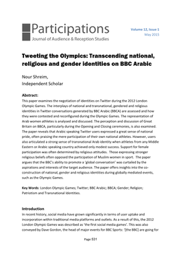 Transcending National, Religious and Gender Identities on BBC Arabic