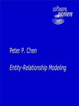 Entity-Relationship Modeling 3