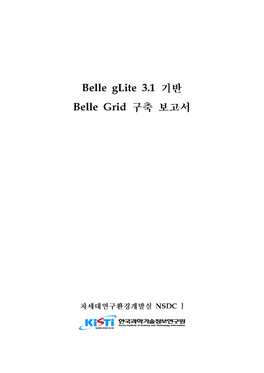 091028 Belle Grid 구축.Hwp