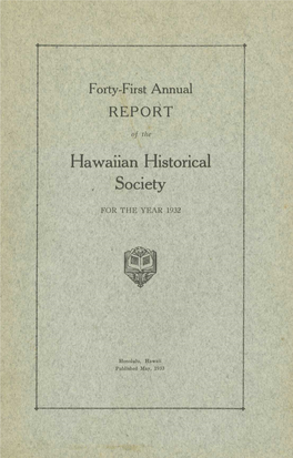 Hawaiian Historical Society