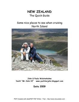 The Quick Guide Some Nice Places to See When Cruising North Island