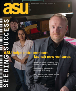 ASU Helps Entrepreneurs Launch New Ventures