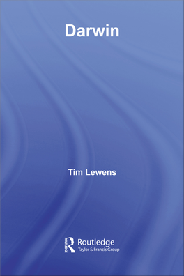 Darwin-Routledge-Philosophers-Tim