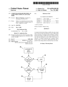 (12) United States Patent (10) Patent No.: US 6,970,158 B2 Emerson (45) Date of Patent: Nov