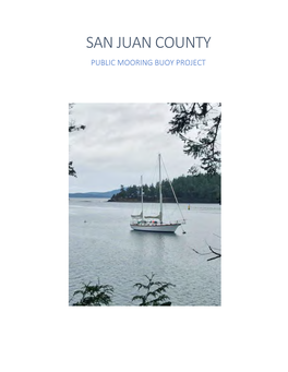 San Juan County Public Mooring Buoy Project