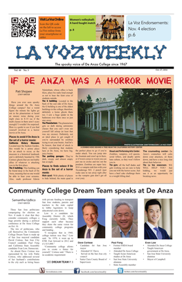 Community College Dream Team Speaks at De Anza