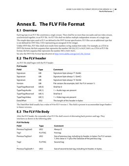 Adobe Flash Video File Format Specification 10.1.2.01