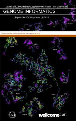 Genome Informatics