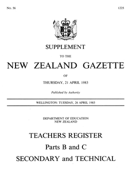 New Zealand Gazette