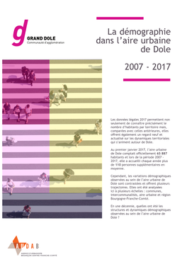 La Démographie Dans L'aire Urbaine De Dole 2007