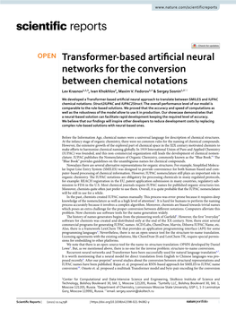 Transformer-Based Artificial Neural Networks for the Conversion