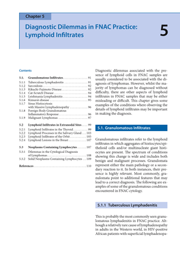 Diagnostic Dilemmas in FNAC Practice: Lymphoid Infiltrates 5