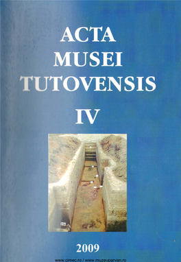 Acta Musei Tutovensis Iv