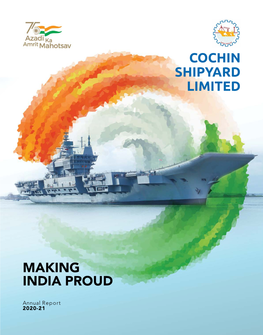 Making India Proud Cochin Shipyard Limited