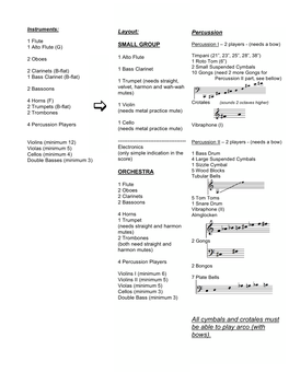 Cymbals and Crotales Must Be Able to Play Arco (With Bows)