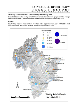 Rainfall & River Flow