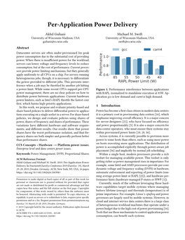 Per-Application Power Delivery