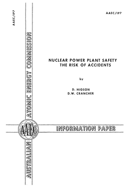 Nuclear Power Plant Safety the Risk of Accidents