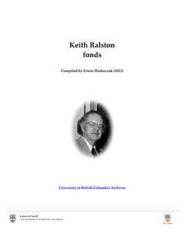Keith Ralston Fonds