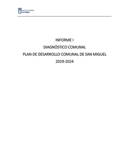 Informe Diagnóstico Comunal PLADECO 2019