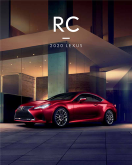 Brochure for the 2020 RC