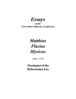 Matthias Flacius Illyricus