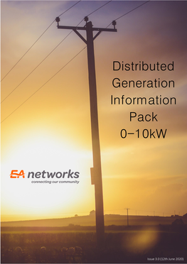 Distributed Generation Information Pack 0-10Kw