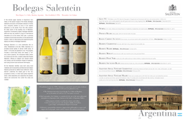 Argentina Bodegas Salentein