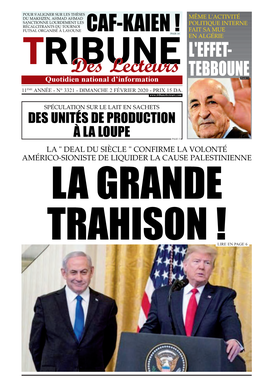 Pdf Tribune Des Lecteurs Du 2020-02-02