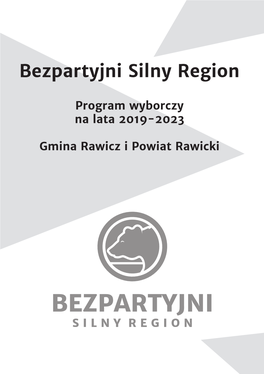 Program Wyborczy Na Lata 2019-2023