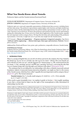 What You Needa Know About Yoneda: Profunctor Optics and the Yoneda Lemma (Functional Pearl)