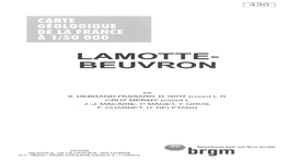 Lamotte-Beuvron À 1/50 000