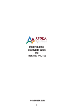 IĞDIR TOURISM DISCOVERY GUIDE and TREKKING ROUTES
