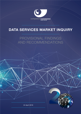 Data Market Inquiry Provisional Findings and Recommendations