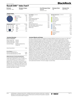 Russell 2500™ Index Fund F