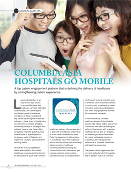 Columbia Asia Hospitals Go Mobile