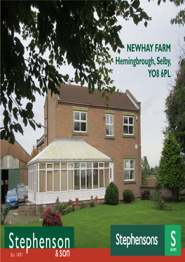 NEWHAY FARM Hemingbrough, Selby, YO8 6PL