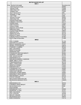 Surveyor List.Xlsx