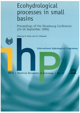 UNESCO Ecohydrological Processes in Small Basins