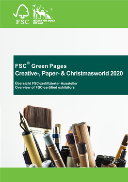 Creative-, Paper- & Christmasworld 2020