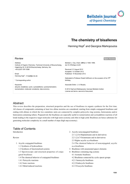 The Chemistry of Bisallenes