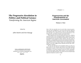 The Progressive Revolution in Politics and Political Science