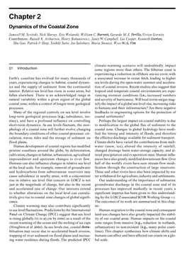 Chapter 2 Dynamics of the Coastal Zone