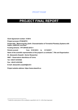 Project Final Report