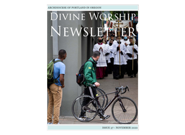 Divine Worship Newsletter