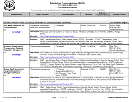 Ouachita National Forest This Report Contains the Best Available Information at the Time of Publication