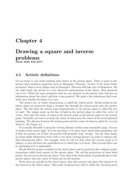 Chapter 4 Drawing a Square and Inverse Problems