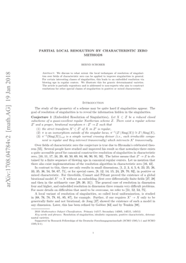 Arxiv:1708.04784V2 [Math.AG]