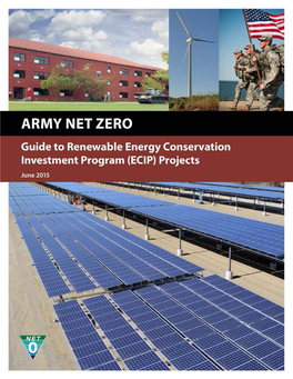 Army Net Zero: Guide to Renewable Energy Conservation