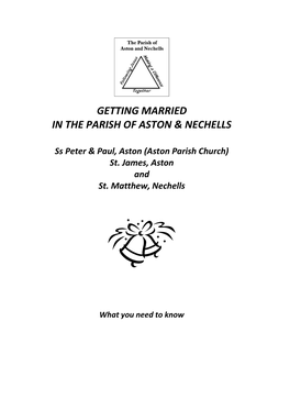 Getting Married in the Parish of Aston & Nechells